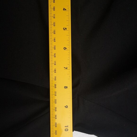 Reitmans Ladies Size 4 Petite Black Pull On Style Straight Fit Pant - Picture 12 of 13